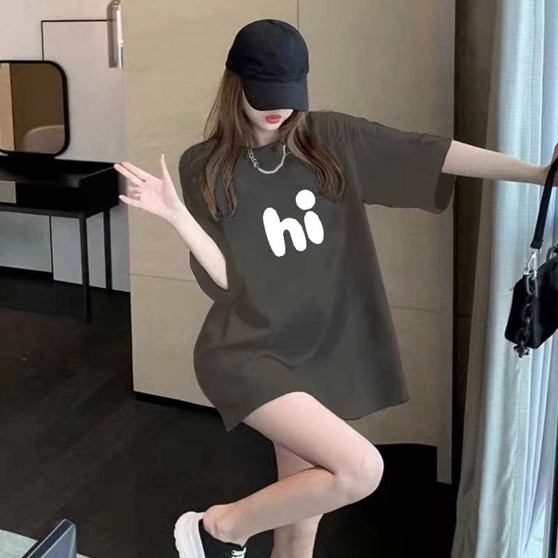 カットソー メッセージプリント ゆったりカットソー