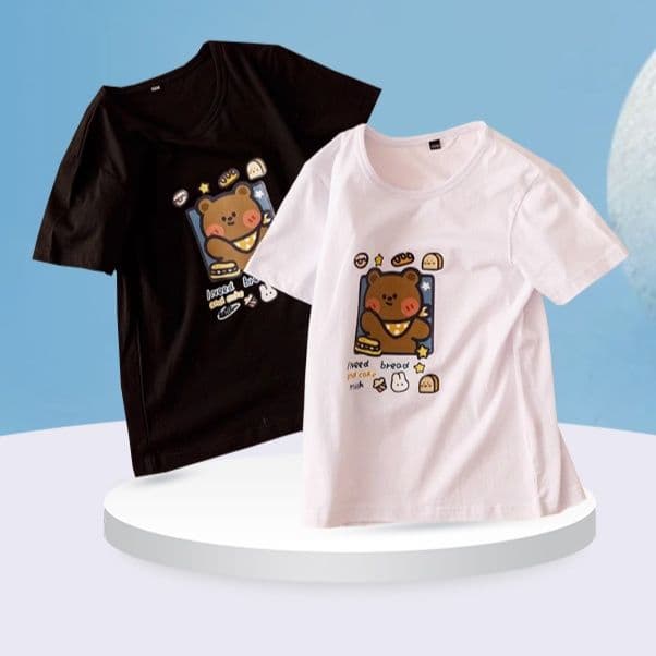 カットソー カットソー 子供向け動物キャラクター半袖
