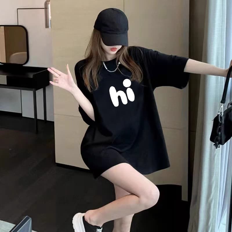 カットソー メッセージプリント ゆったりカットソー