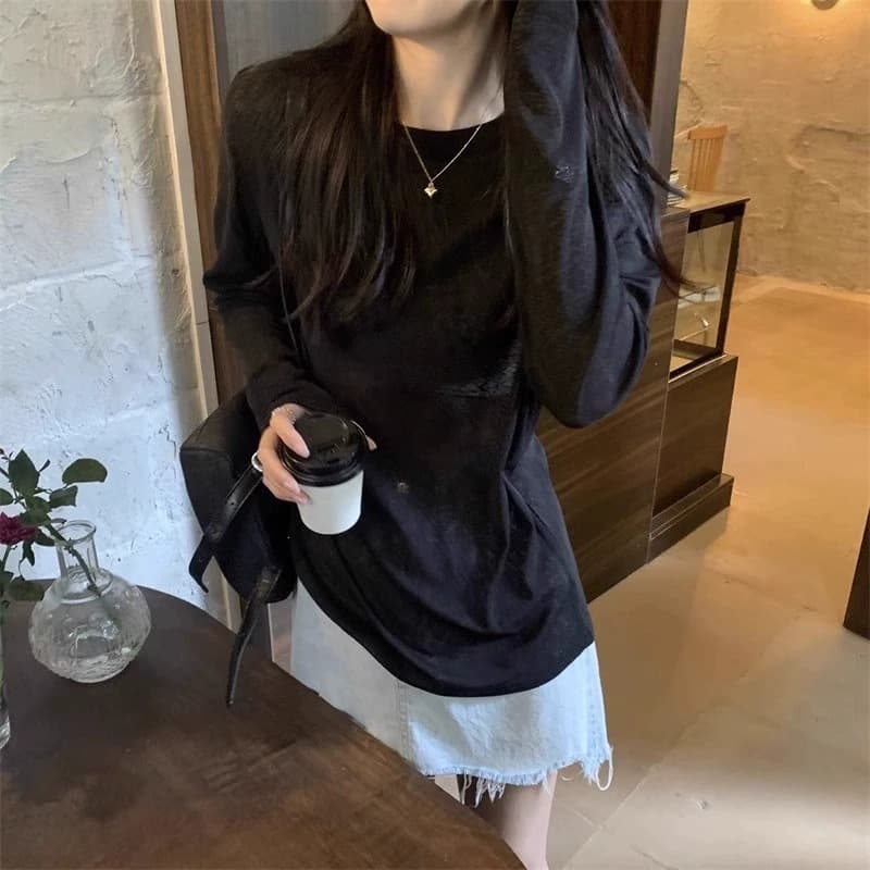 カットソー ふんわり袖結びカットソー