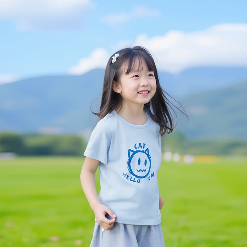 カットソー カットソー 子供向け動物キャラクター半袖