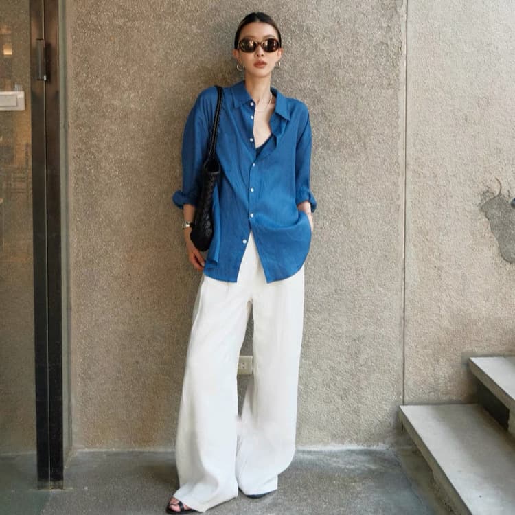 カットソー ゆるシルエットオーバーサイズシャツ