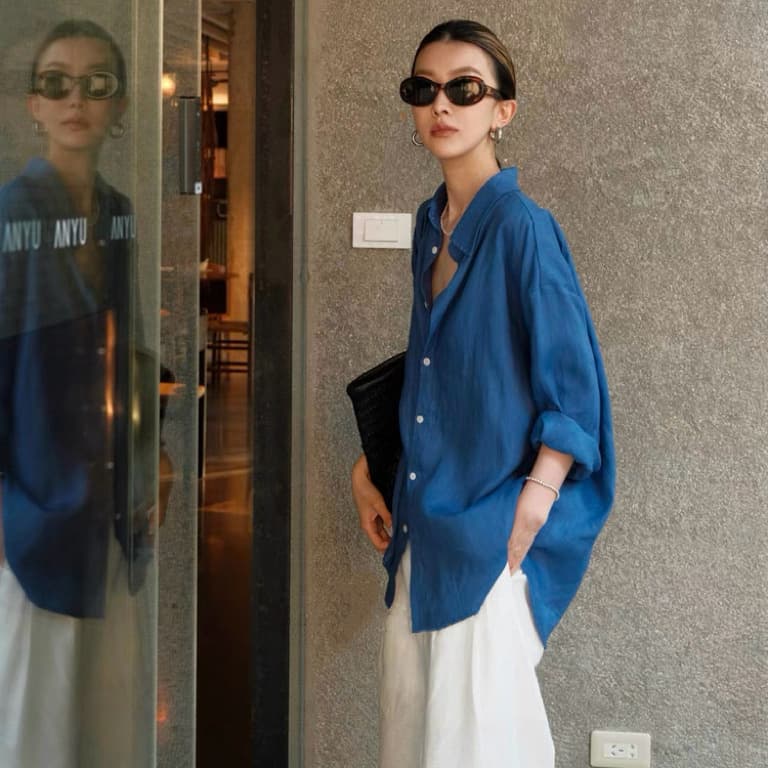 カットソー ゆるシルエットオーバーサイズシャツ